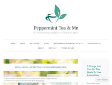 Tablet Screenshot of peppermint-tea.com